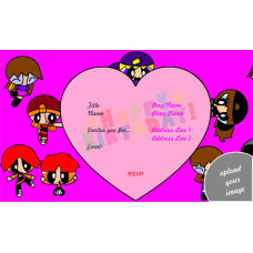 Pink Heart Birthday Card 